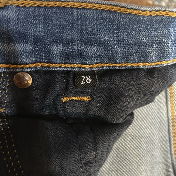 7 For All Mankind Tailorless Dojo Medium Wash Jean - Picture 5 of 5